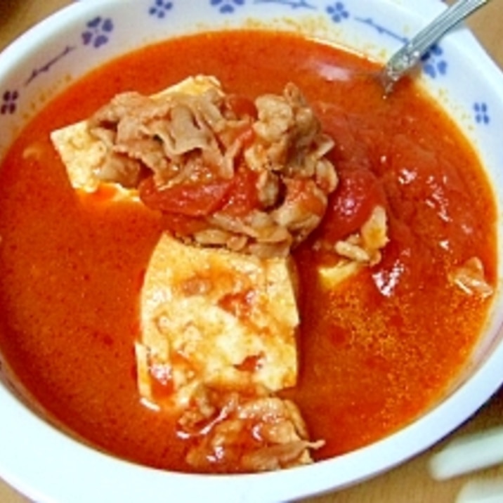 豆腐のトマト鍋
